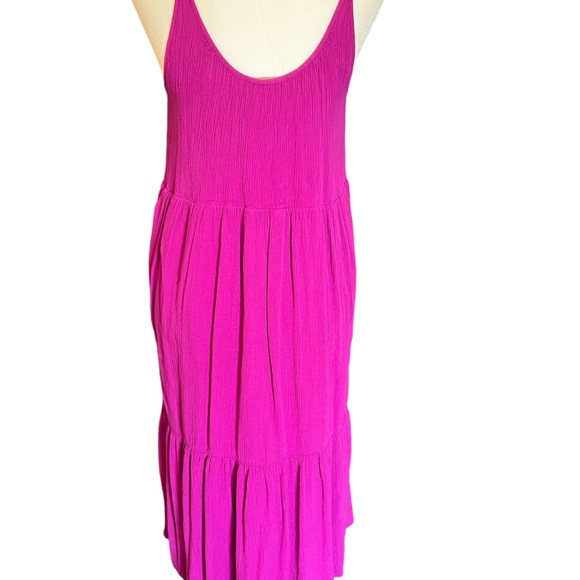 Loft magenta maxi dress-small petite - Picture 4 of 4